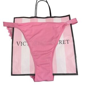 Victoria’s‎ Secret Pink Lace Bikini Panty L NWT Soft Floral Lace Intimates